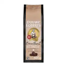 Koffievoordeel.nl Douwe Egberts Excellent Blonde - koffiebonen 500 GR aanbieding