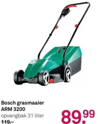 Karwei Bosch grasmaaier ARM 3200 aanbieding