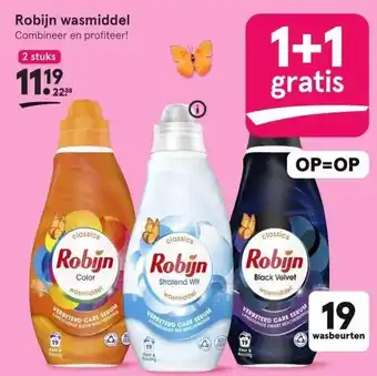 Etos Robijn wasmiddel aanbieding