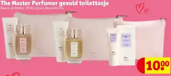 Kruidvat The Master Perfumer gevuld toilettasje aanbieding