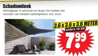 Dirk Schaduwdoek aanbieding