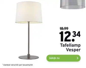 GAMMA Tafellamp Vesper aanbieding