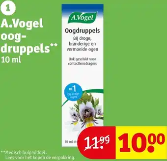 Kruidvat A.Vogel Oogdruppels 10 ml aanbieding