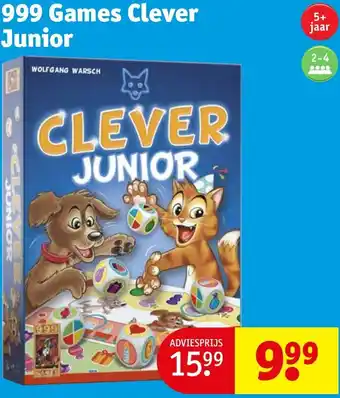 Kruidvat 999 Games Clever Junior aanbieding