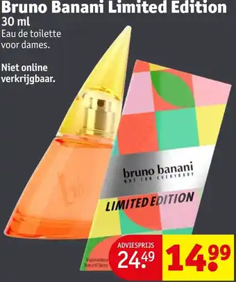 Kruidvat Bruno Banani Limited Edition 30 ml aanbieding