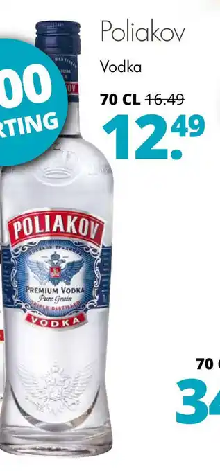 Mitra Poliakov Vodka aanbieding