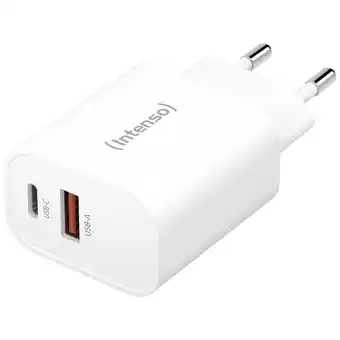 Conrad Intenso W30AC USB-oplader 30 W Binnen Uitgangsstroom (max.) 3 A Aantal uitgangen: 2 x USB-A, USB-C USB Power Delivery (USB-PD aanbieding