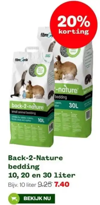 Welkoop Back-2-Nature bedding 10, 20 en 30 liter aanbieding