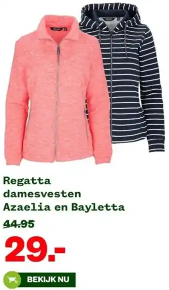 Welkoop Regatta damesvesten Azaelia en Bayletta aanbieding