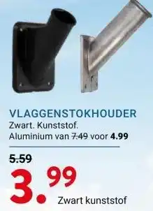 Kluswijs VLAGGENSTOKHOUDER aanbieding