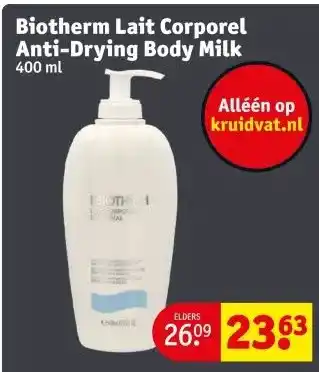 Kruidvat Biotherm Lait Corporel Anti-Drying Body Milk aanbieding