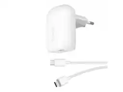 MediaMarkt Belkin Boostcharge 30 Watt Usb-c Wall Charger + Usb-c-naar-usb-c-kabel Wit aanbieding