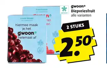 Boni gwoon Diepvriesfruit aanbieding