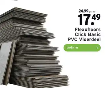 GAMMA Flexxfloors Click Basic PVC Vloerdeel aanbieding