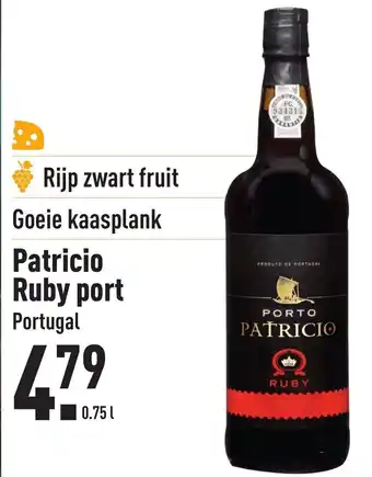 ALDI Patricio Ruby port 750ml aanbieding