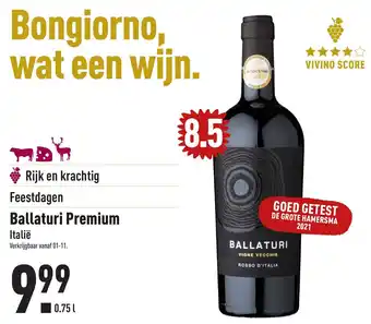 ALDI Ballaturi Premium 750ml aanbieding