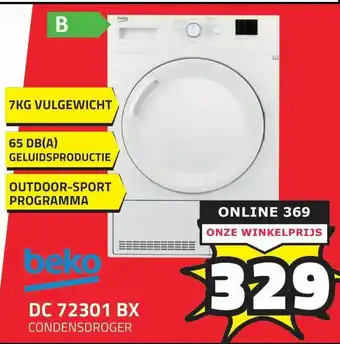 BoXXer BEKO Condensdroger | DC 72301 BX aanbieding