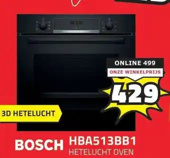 BoXXer Bosch Hetelucht oven | HBA513BB1 aanbieding