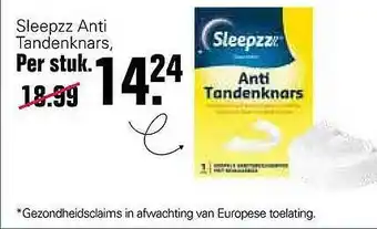 De Online Drogist Sleepzz Anti Tandenknars aanbieding