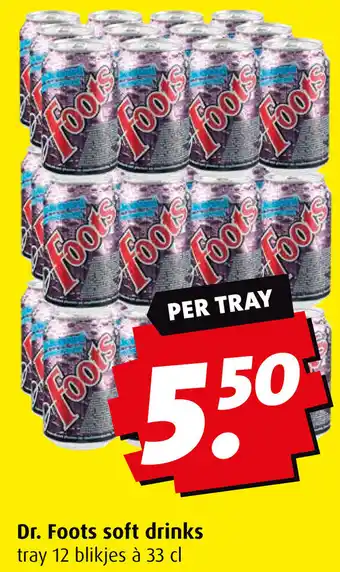 Boni Dr. Foots soft drinks  12 x 33 cl aanbieding