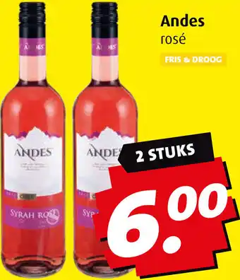 Boni Andes rosé aanbieding