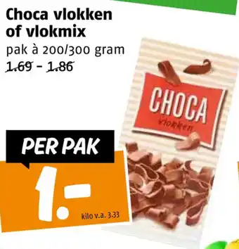 Poiesz Choca vlokken of vlokmix aanbieding