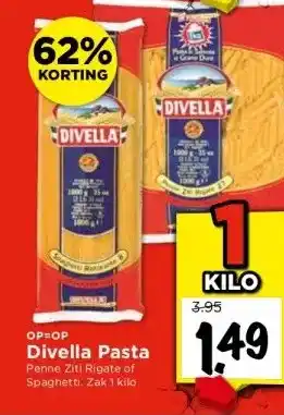 Vomar Voordeelmarkt Divella Pasta aanbieding