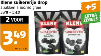 Poiesz Klene suikervrije drop aanbieding