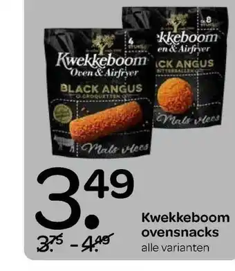 Spar Kwekkeboom Ovensnacks aanbieding