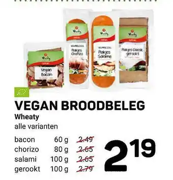 Ekoplaza Vegan Broodbeleg Wheaty aanbieding