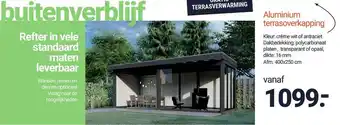 Inter Chalet Aluminium Terrasoverkapping aanbieding