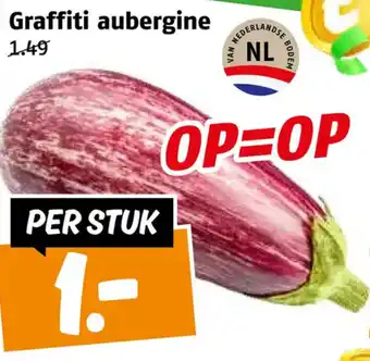 Poiesz Graffiti aubergine aanbieding