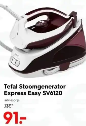 HEMA Tefal Stoomgenerator Express Easy SV6120 aanbieding