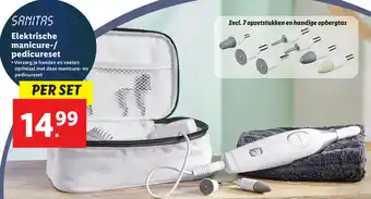 Lidl Sanitas Elektrische manicure-/pedicureset aanbieding