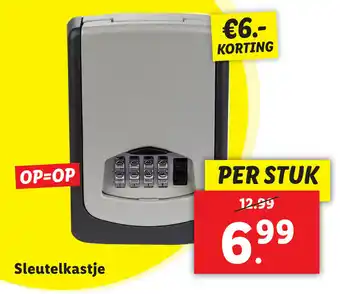 Lidl Sleutelkastje aanbieding