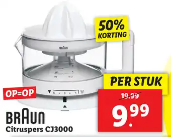 Lidl BRAUN Citruspers | CJ3000 aanbieding