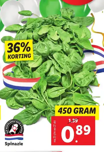 Lidl Spianzie 450g aanbieding