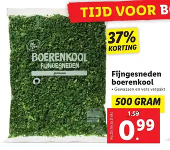 Lidl Fijngesneden boerenkool 500g aanbieding