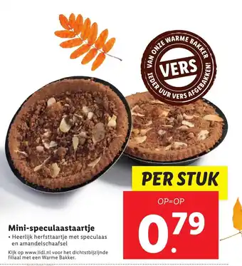 Lidl Mini-speculaastaartje aanbieding