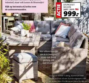 Intratuin LOUNGESET WILSON aanbieding