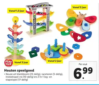 Lidl Houten speelgoed aanbieding