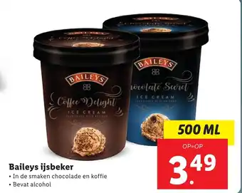 Lidl Baileys ijsbeker 500g aanbieding