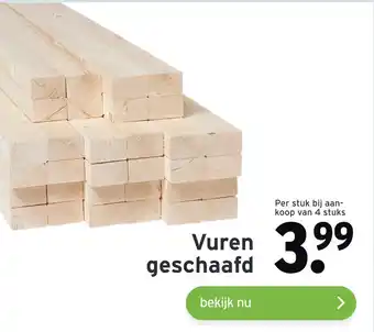 GAMMA Vuren geschaafd aanbieding