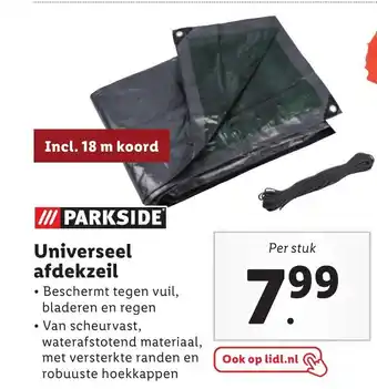 Lidl Universeel afdekzeil aanbieding