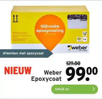 GAMMA Weber Epoxycoat aanbieding