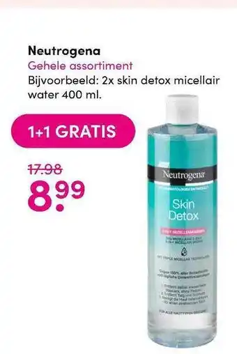 DA Neutrogena 1+1 Gratis 400ml aanbieding