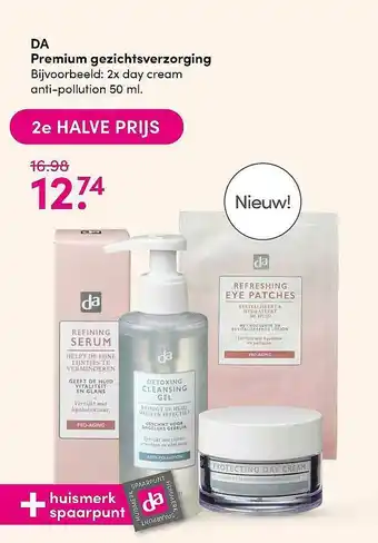 DA DA Premium Gezichtsverzorging 50 ml aanbieding