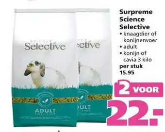 Ranzijn Surpreme Science Selective aanbieding