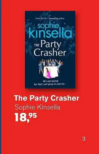 AKO The Party Crasher Sophie Kinsella aanbieding