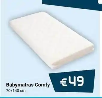 Beddenreus Babymatras Comfy 70x140 Cm aanbieding